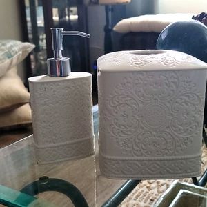 Tissue holder/Soap dispenser